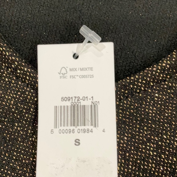 Gap Dress NWT  low back metallic midi dress size S - Picture 7 of 9